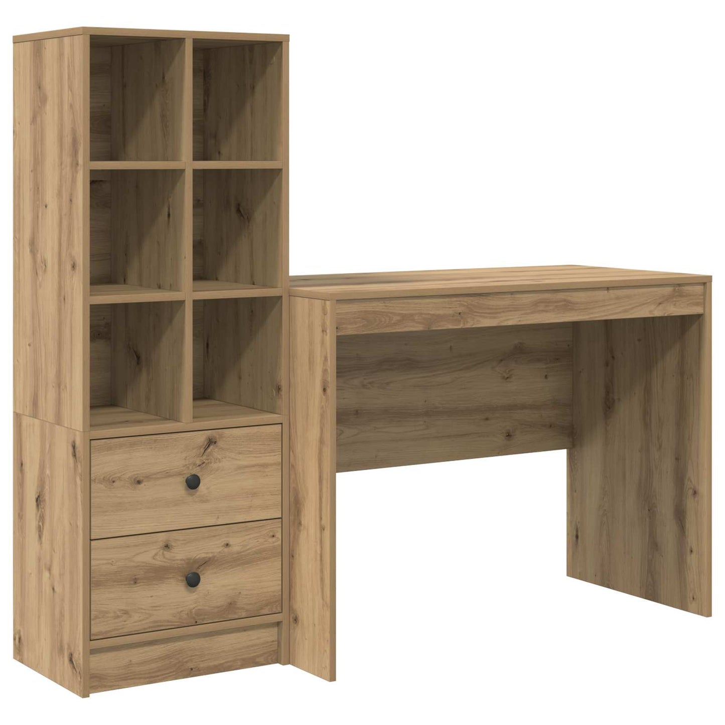 Bord Artisan Egetræ 145.5 x 50 x 127 cm 2 stk.