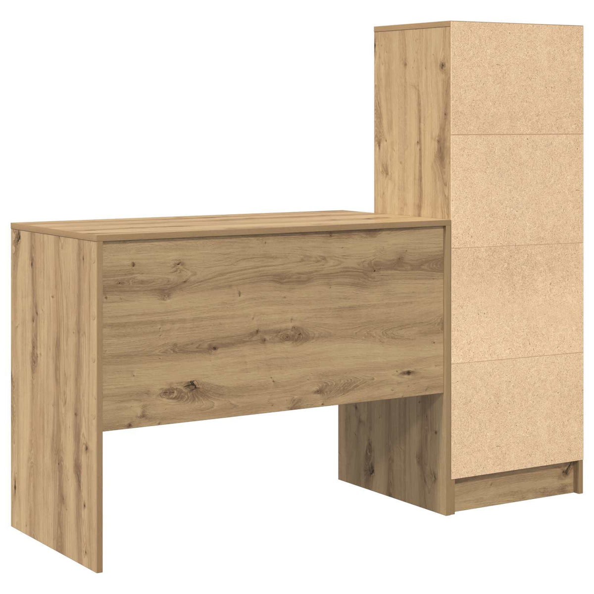 Bord Artisan Egetræ 145.5 x 50 x 127 cm 2 stk.