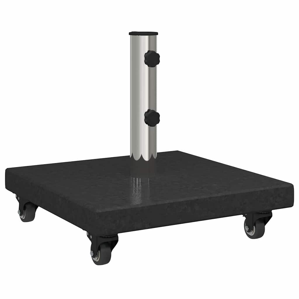Parasolfod 30 kg Sort Granit Firkantet
