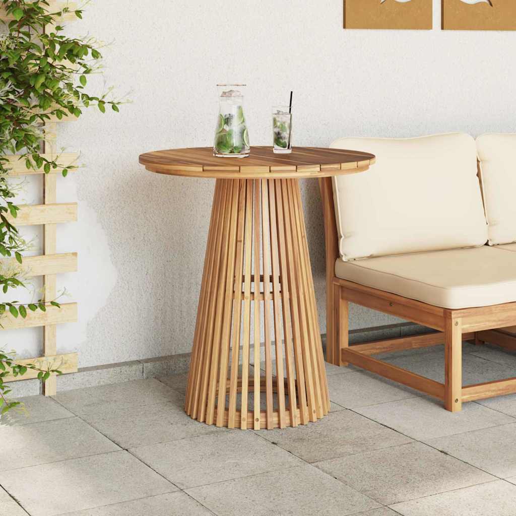 Sidebord Brun 70 x 70 x 75 cm Massiv Teaktræ