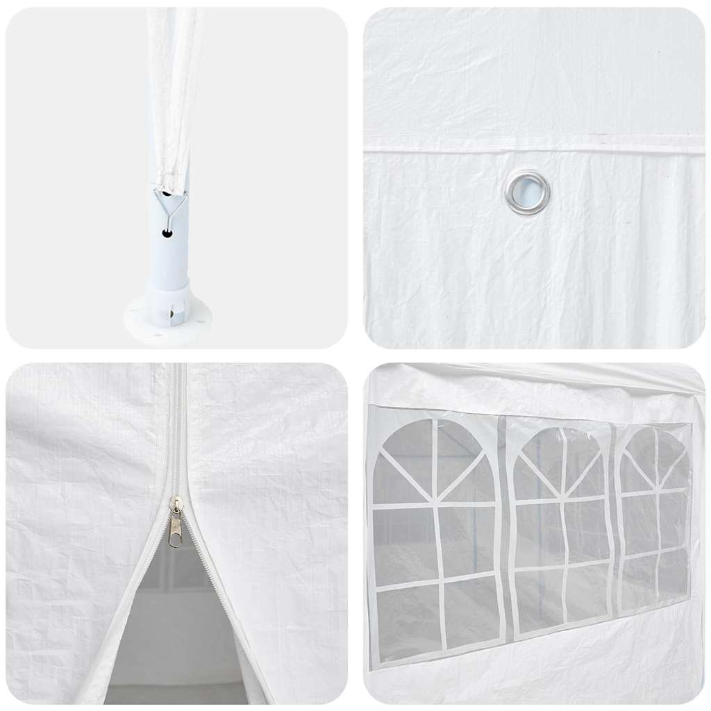 Party Tent Hvid 400 x 400 x 266 cm Polyethylen