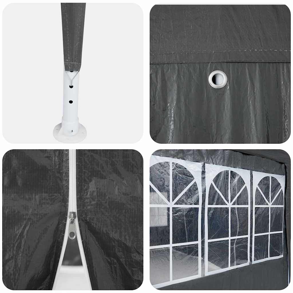 Party Tent Antracit 600 x 400 x 266 cm Polyethylen
