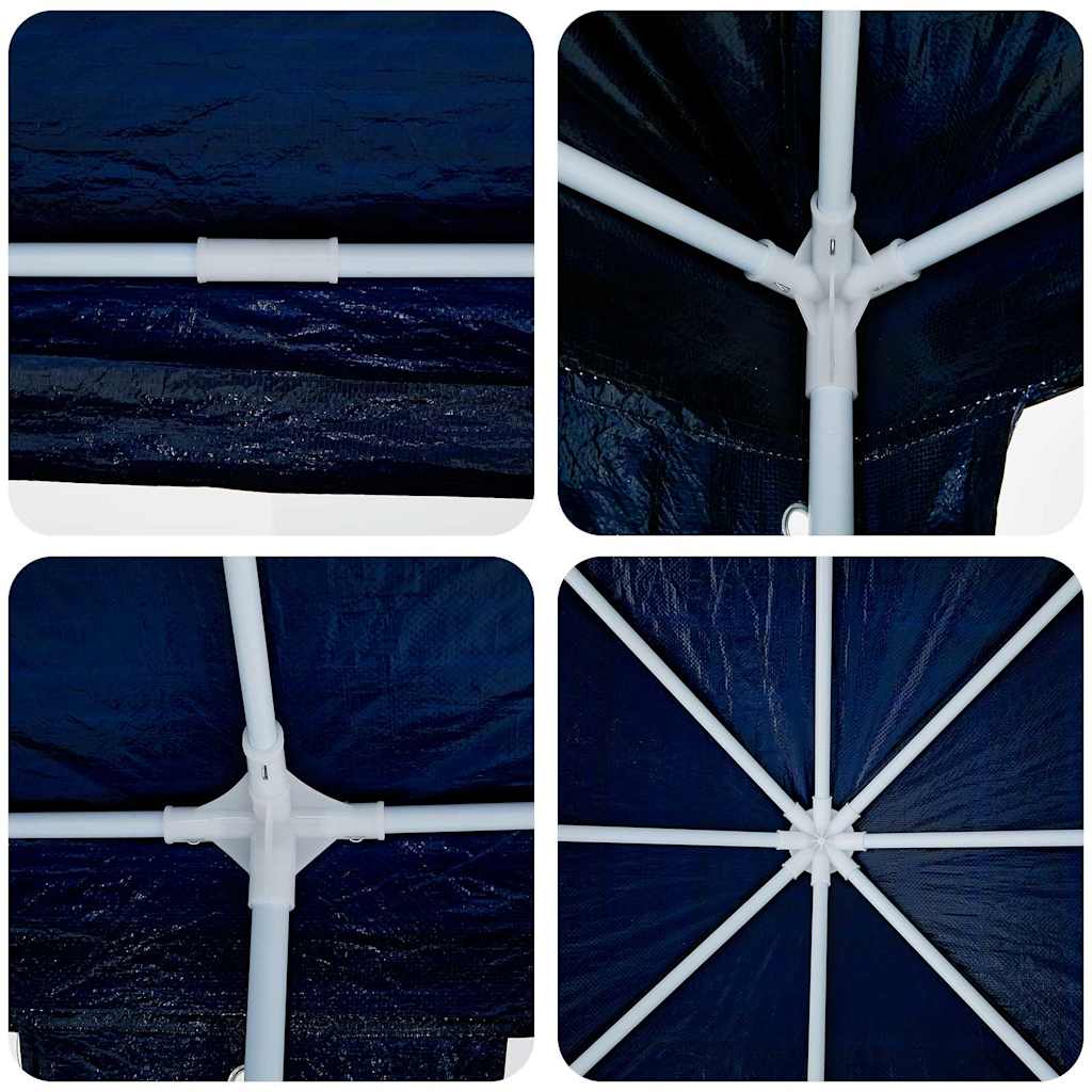 Party Tent Blå 800 x 400 x 266 cm Polyethylen og stål