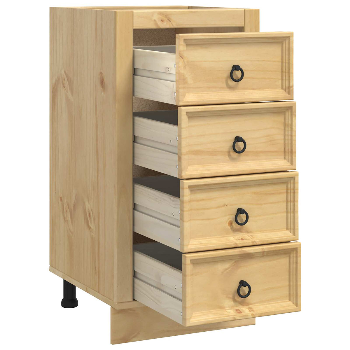 Kabinet SKI HonningBrun 40 x 46 x 81 cm Massiv fyrretræ