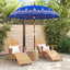 Balinesisk Parasol Blå 215 x 215 x 260 cm