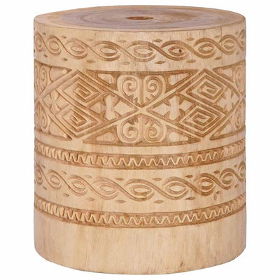 Parasolfod 28.05 kg Naturfarvet Massivt træ Cylinderformet