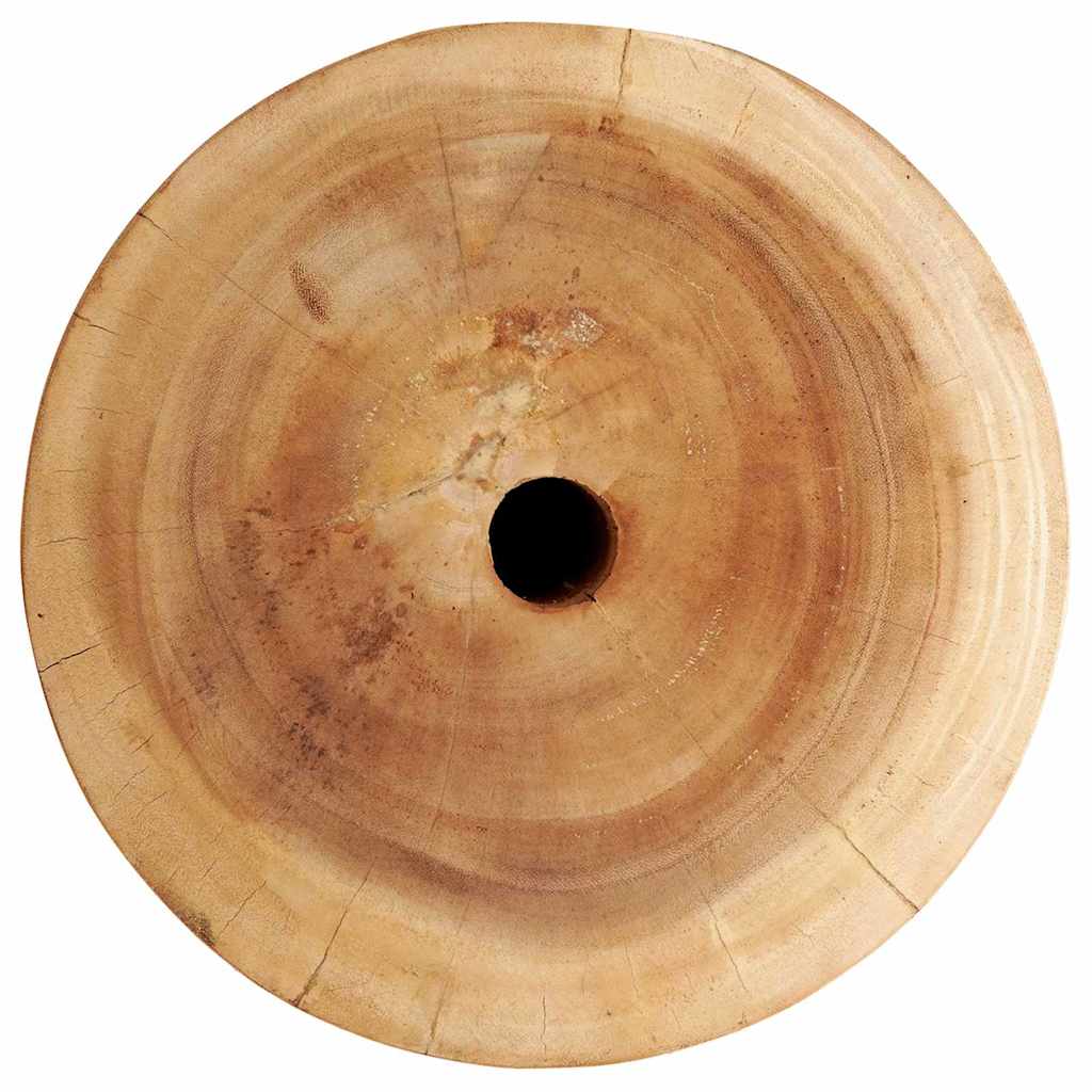 Parasolfod 28.05 kg Naturfarvet Massivt træ Cylinderformet
