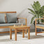 Sofabord Brun 50 x 35 x 36 cm Massiv Teaktræ