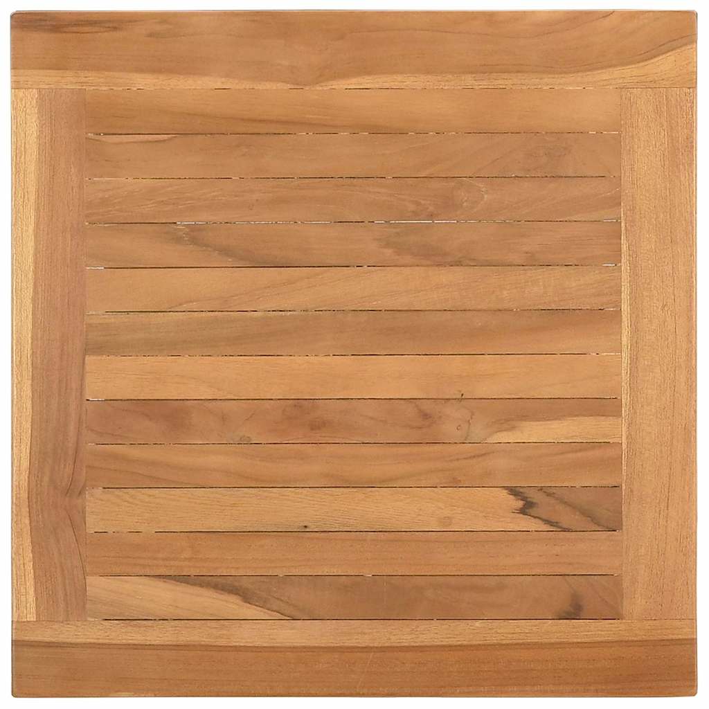 Sofabord med opbevaring Brun 45 x 45 x 45 cm Massiv Teaktræ