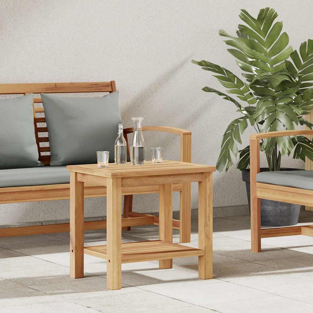 Sofabord med opbevaring Brun 50 x 35 x 45 cm Massiv Teaktræ