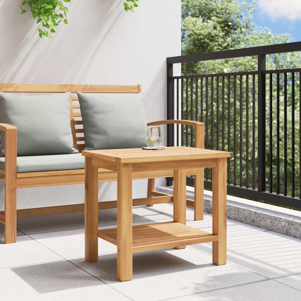 Sofabord med opbevaring Brun 50 x 35 x 45 cm Massiv Teaktræ