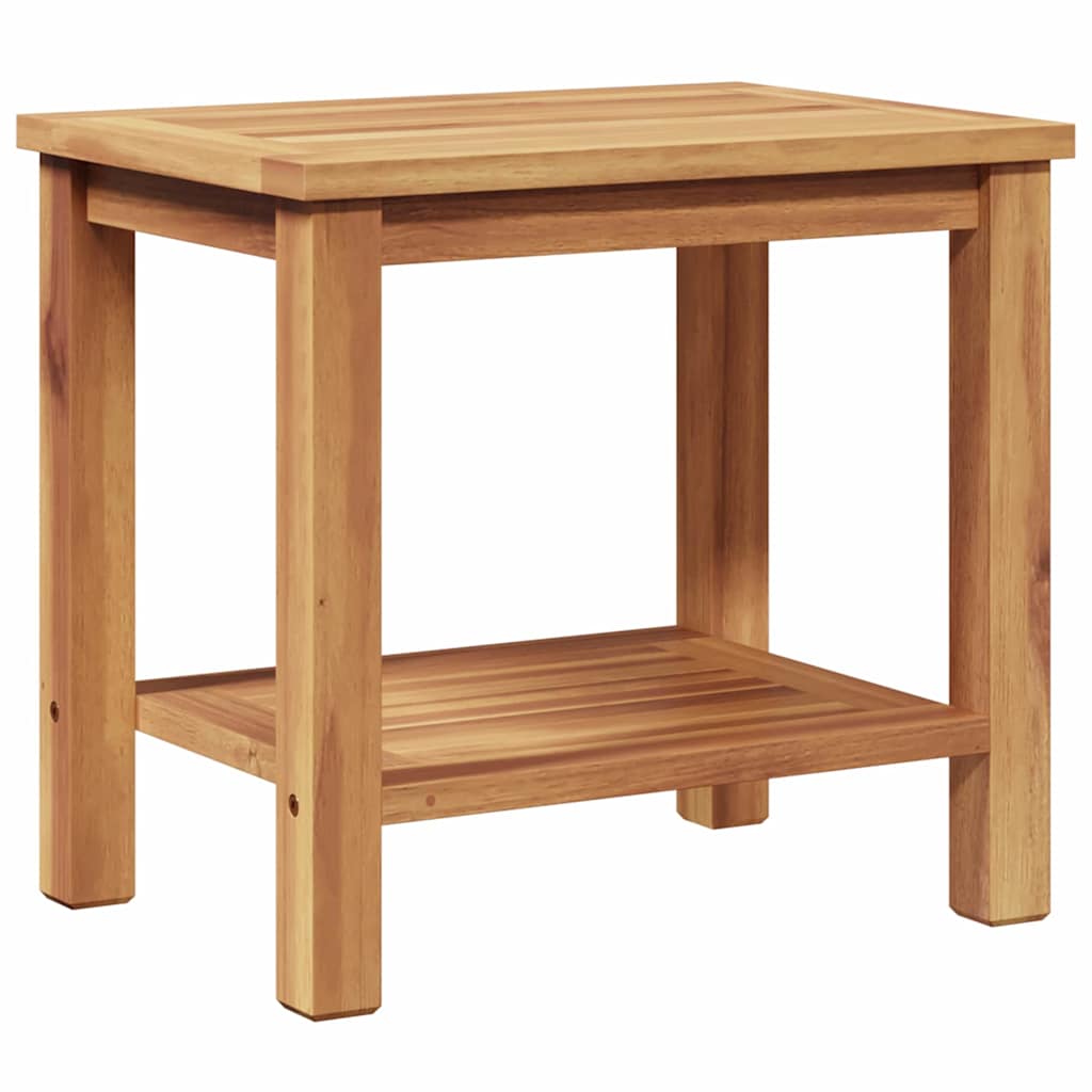 Sofabord med opbevaring Brun 50 x 35 x 45 cm Massiv Teaktræ