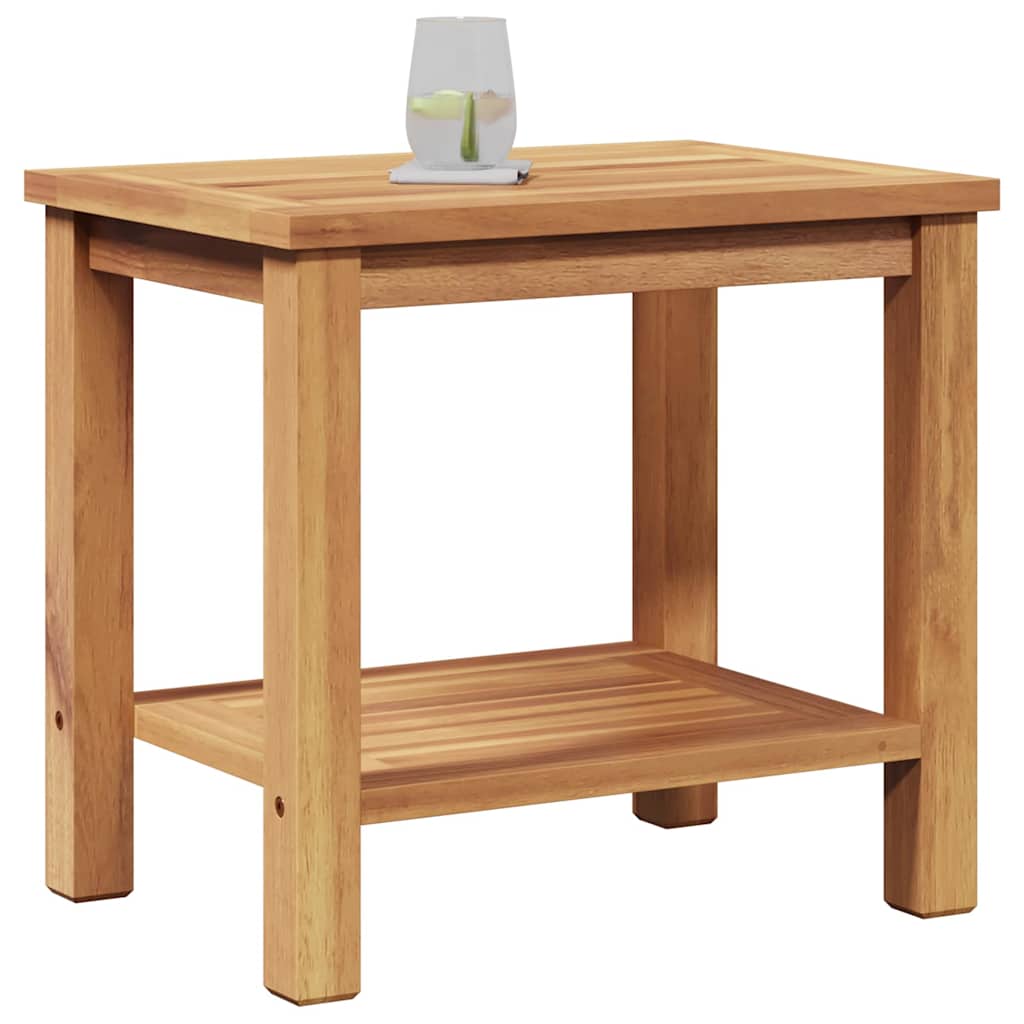 Sofabord med opbevaring Brun 50 x 35 x 45 cm Massiv Teaktræ