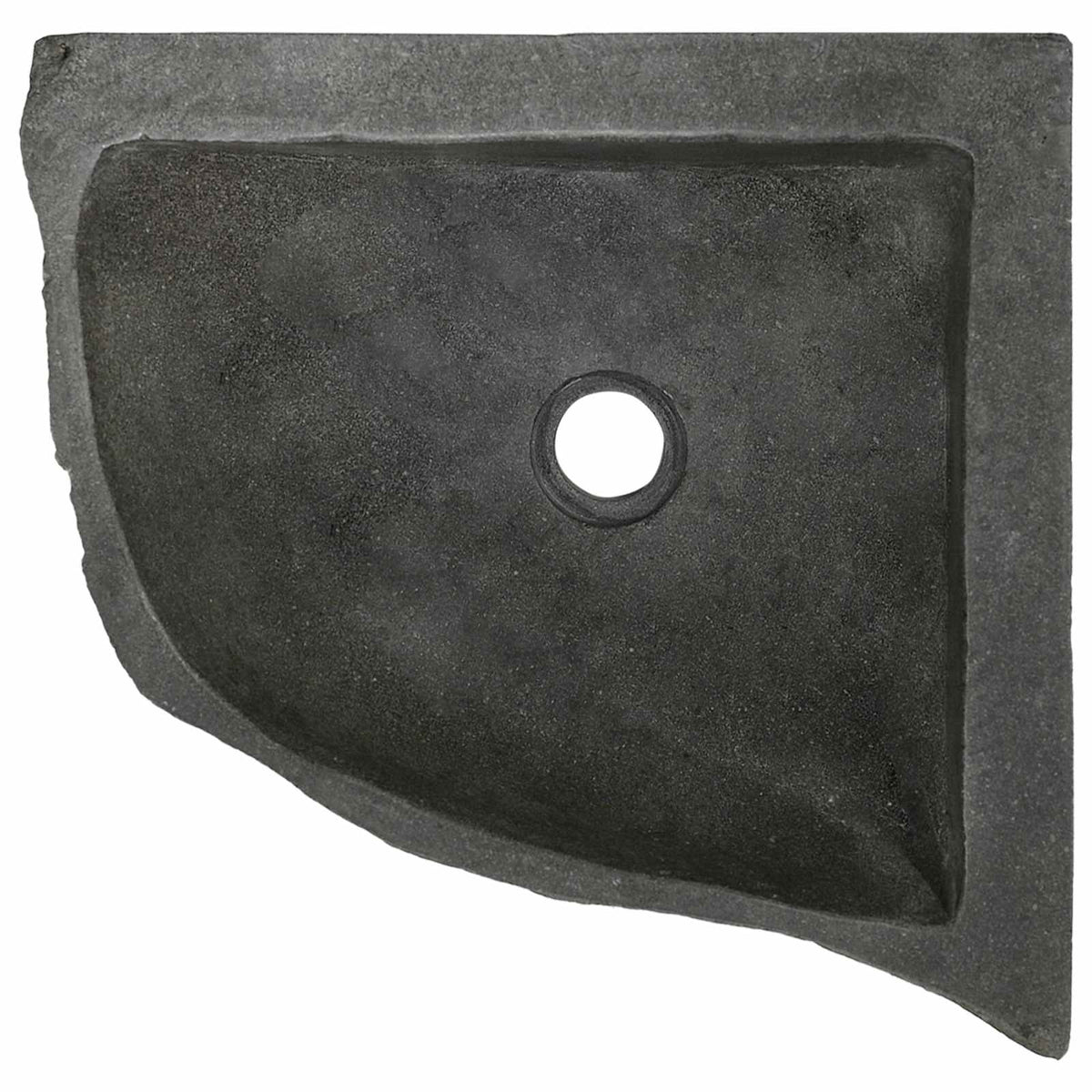 Vask Grå (30-37) x (30-37) x 12 cm Flodsten