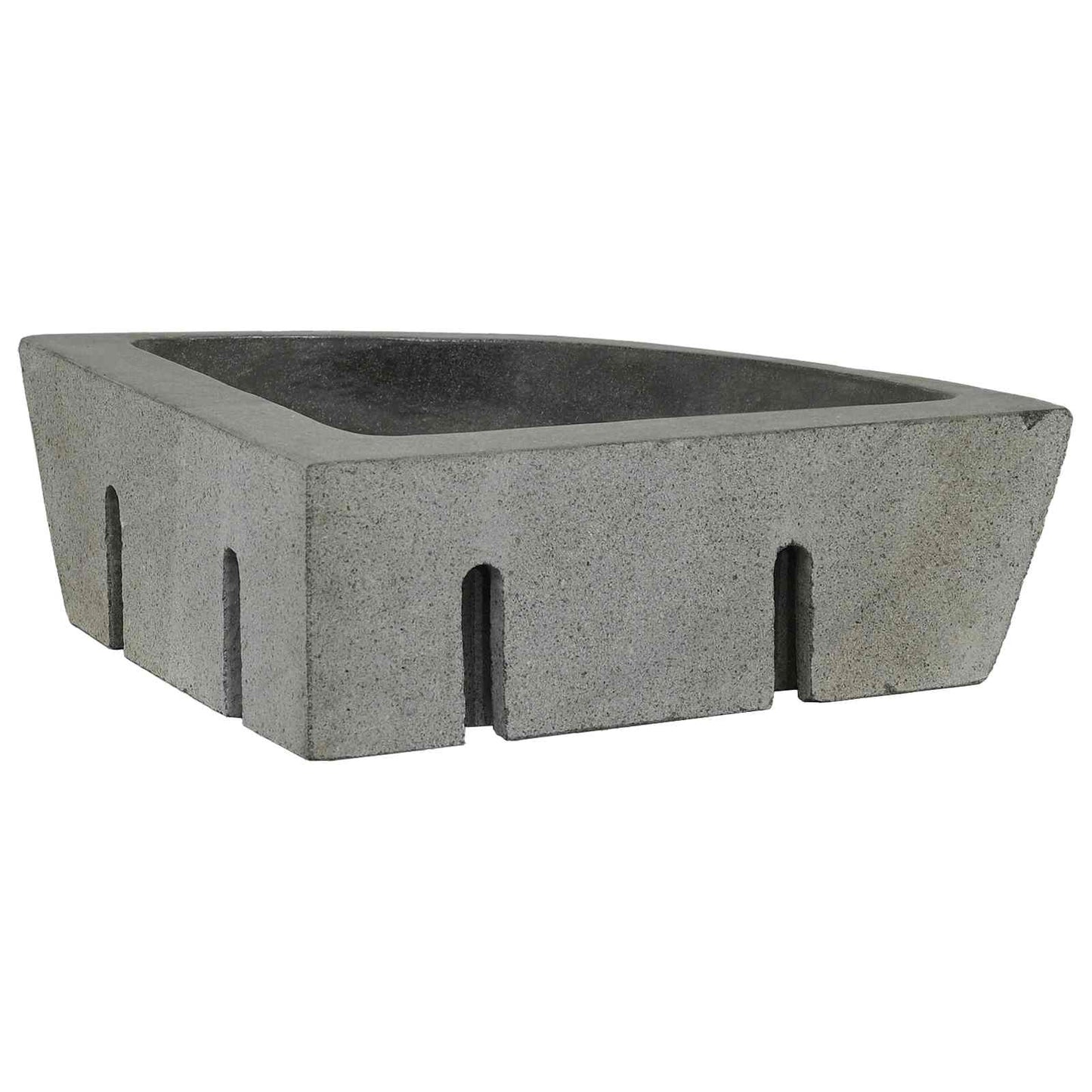 Vask Grå (38-45) x (38-45) x 12 cm Flodsten