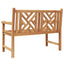 Havebænk 150 x 60 x 90 cm Massiv Teaktræ