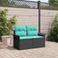 Havemøbelsofa 2-Antal sæder polyrattan