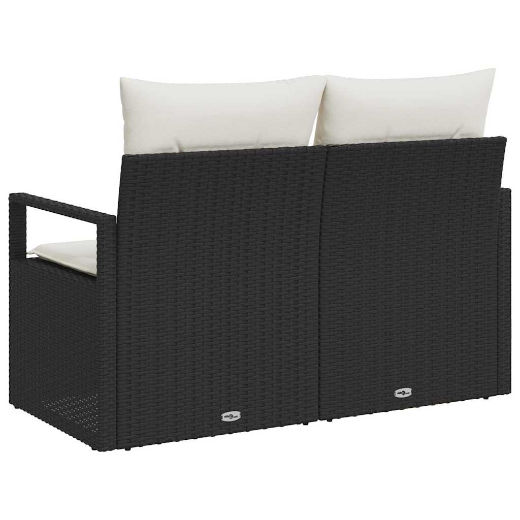 Havemøbelsofa med pude 120 x 62 x 69 cm polyrattan