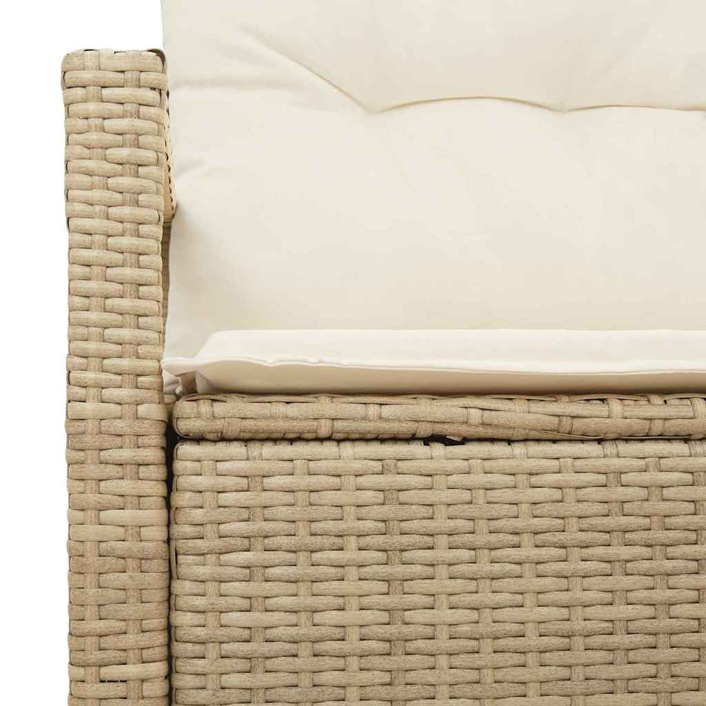 Havemøbelsofa med pude 120 x 62 x 69 cm polyrattan