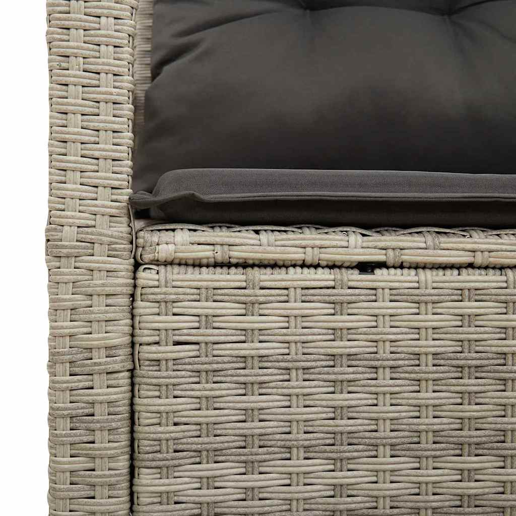 Havemøbelsofa med pude 120 x 62 x 69 cm polyrattan
