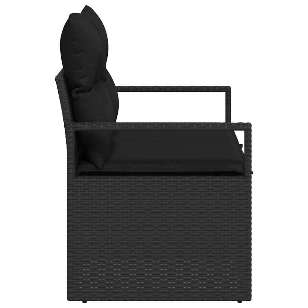 Havemøbelsofa med pude 120 x 62 x 69 cm polyrattan