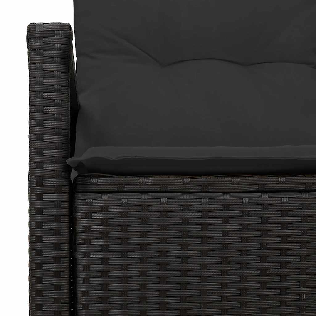 Havemøbelsofa med pude 120 x 62 x 69 cm polyrattan