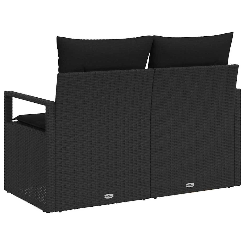 Havemøbelsofa med pude 120 x 62 x 69 cm polyrattan