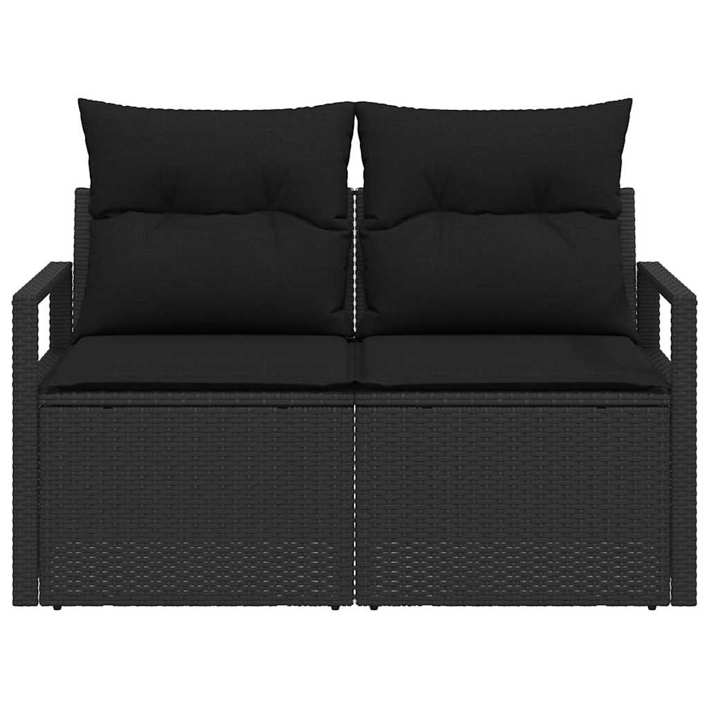 Havemøbelsofa med pude 120 x 62 x 69 cm polyrattan