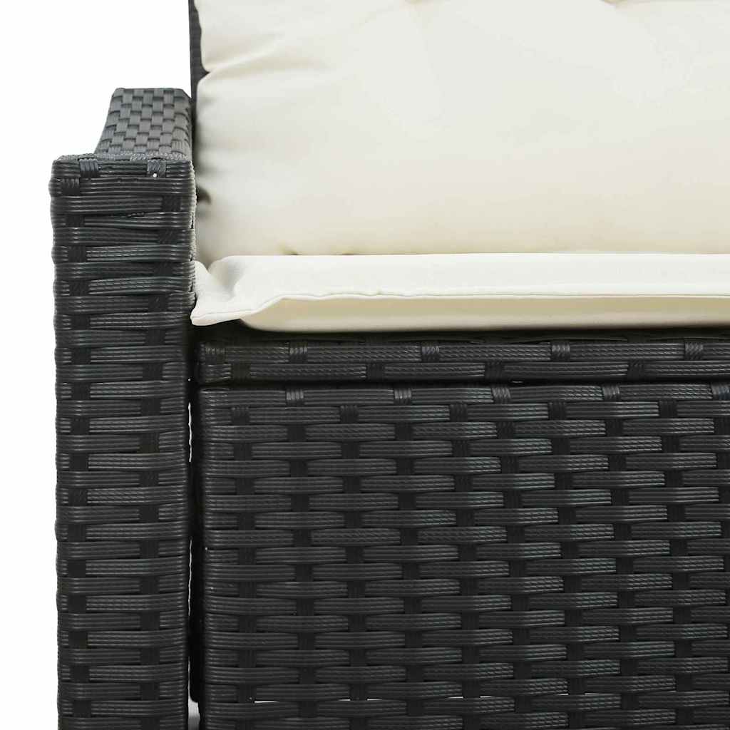 Havemøbelsofa med pude 123 x 62 x 69 cm polyrattan