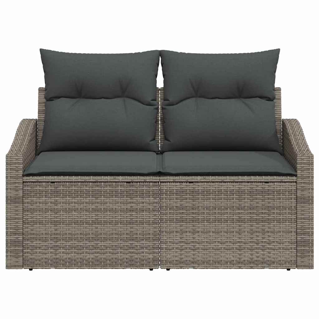 Havemøbelsofa med pude 123 x 62 x 69 cm polyrattan