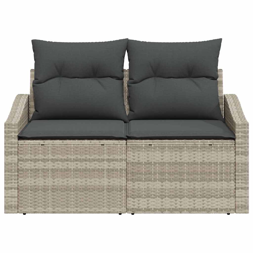 Havemøbelsofa med pude 123 x 62 x 69 cm polyrattan