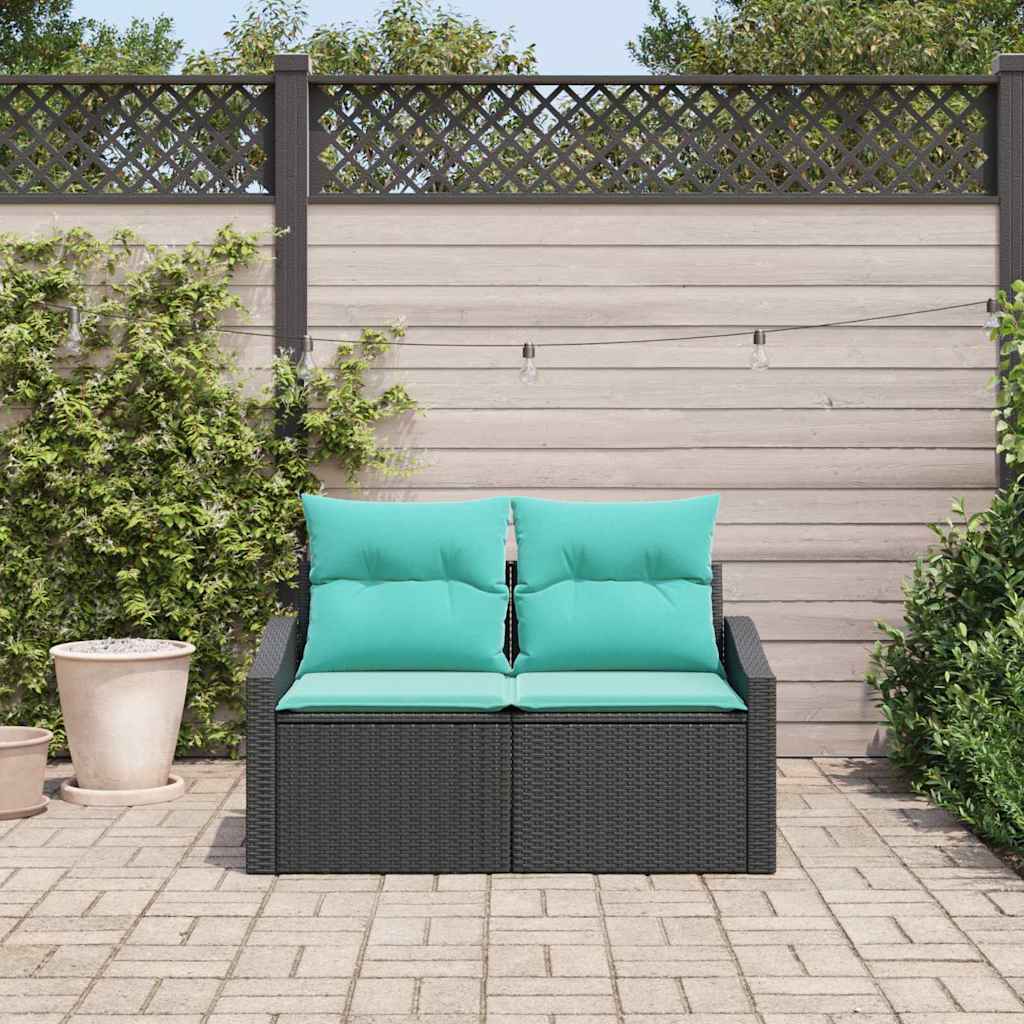 Havemøbelsofa Grå 123 x 62 x 69cm polyrattan