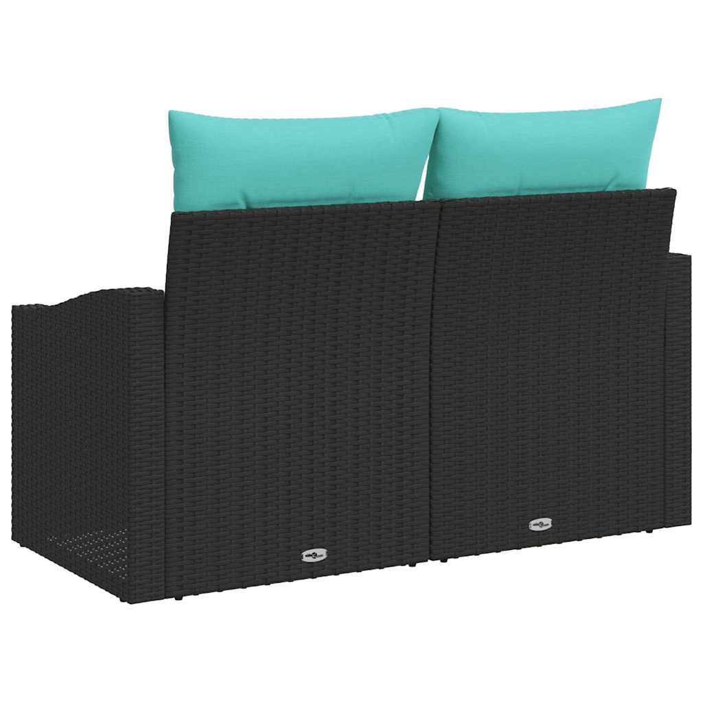Havemøbelsofa Grå 123 x 62 x 69cm polyrattan
