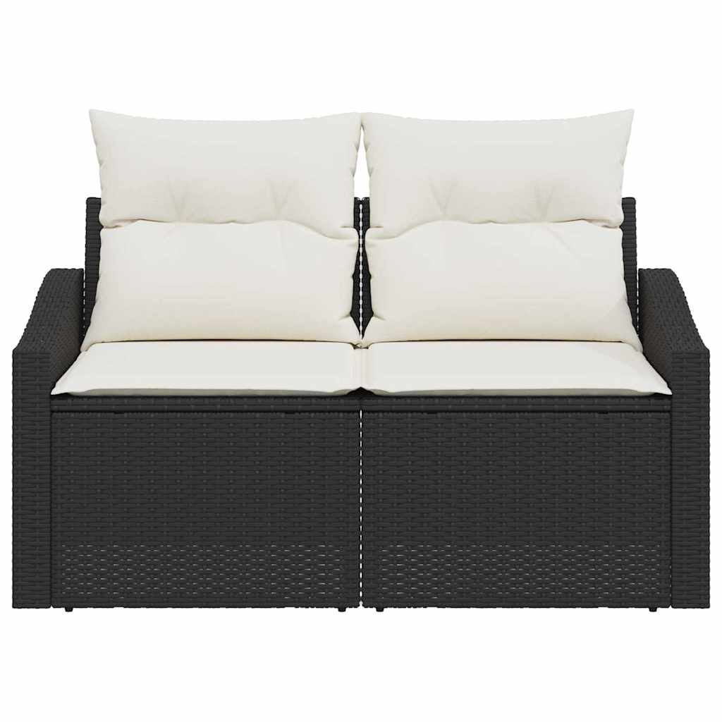 Havemøbelsofa med pude 123 x 62 x 69 cm polyrattan
