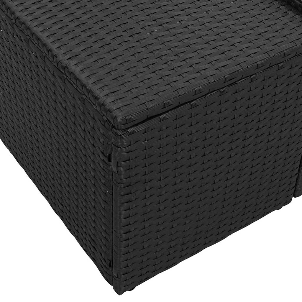Havemøbelsofa med pude 184 x 62 x 69 cm polyrattan