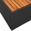 Havemøbelsofa Sort 184 x 62 x 85cm polyrattan