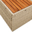 Havemøbelsofa Beige 184 x 62 x 85cm polyrattan