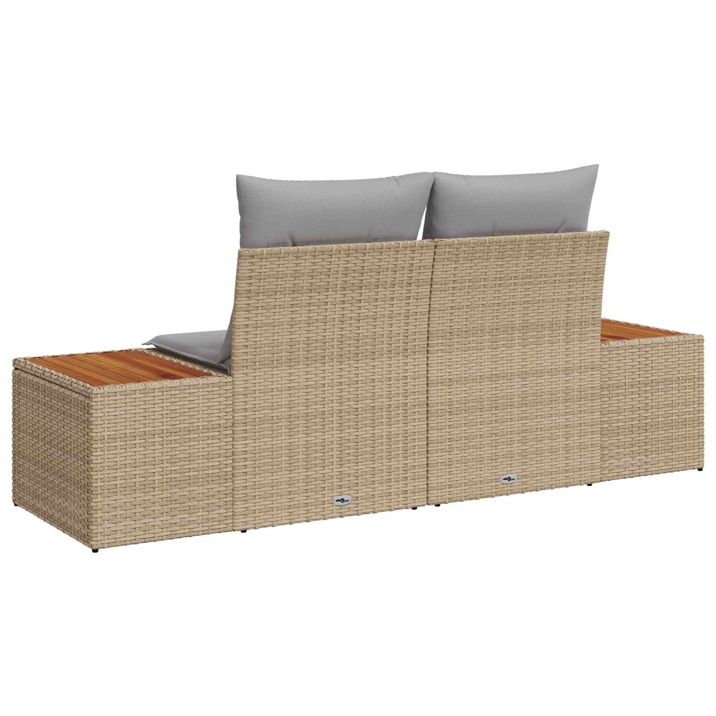 Havemøbelsofa Beige 184 x 62 x 85cm polyrattan