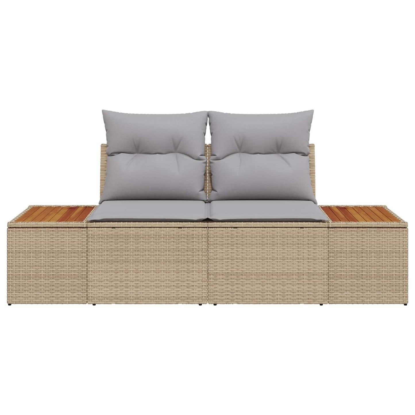 Havemøbelsofa Beige 184 x 62 x 85cm polyrattan