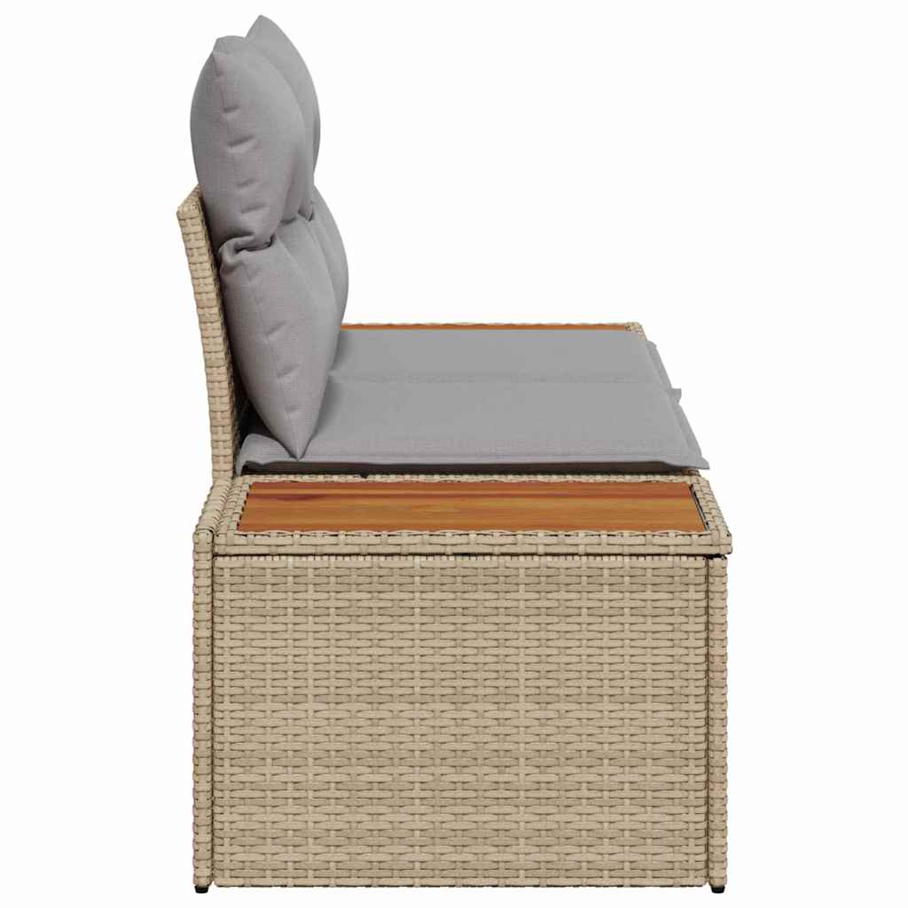 Havemøbelsofa Beige 184 x 62 x 85cm polyrattan