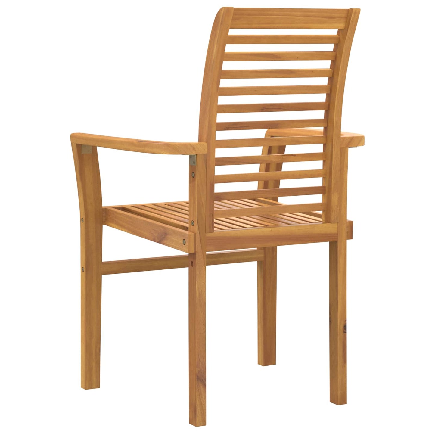 Spisestuestol 2 stk. Massiv Teaktræ Brun 62 x 55 x 94 cm