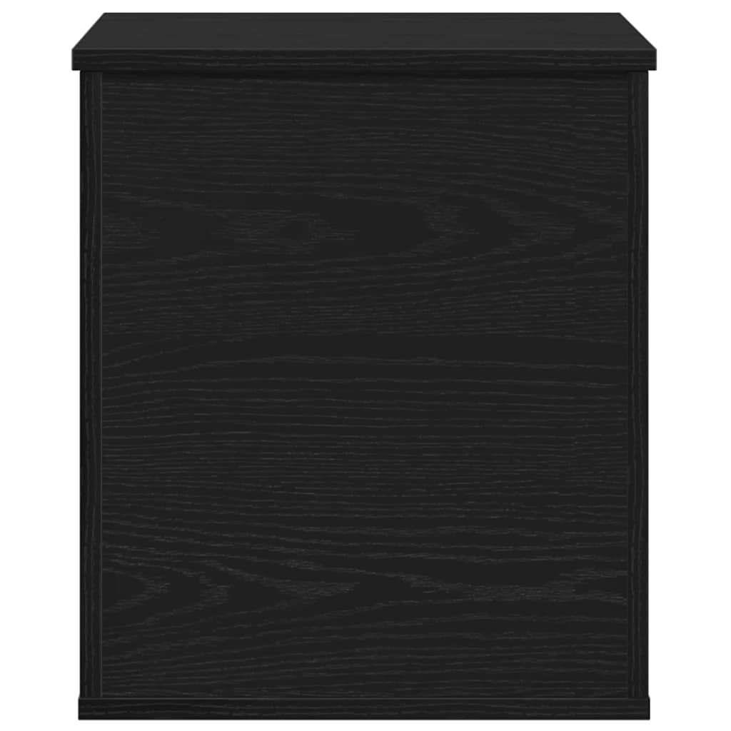 Opbevaringskasse Sort eg 40 x 42 x 46 cm Konstrueret træ