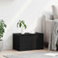 Opbevaringskasse Sort eg 60 x 35 x 35 cm Konstrueret træ