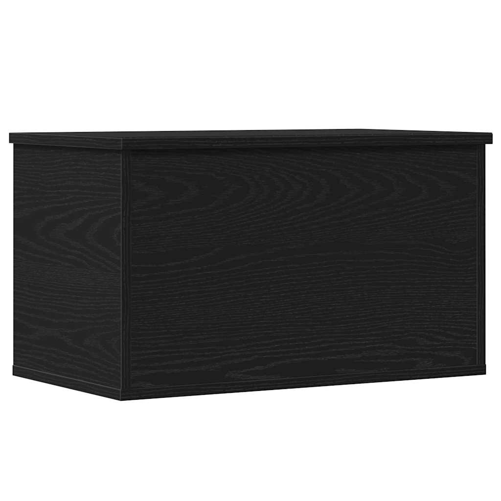 Opbevaringskasse Sort eg 60 x 35 x 35 cm Konstrueret træ