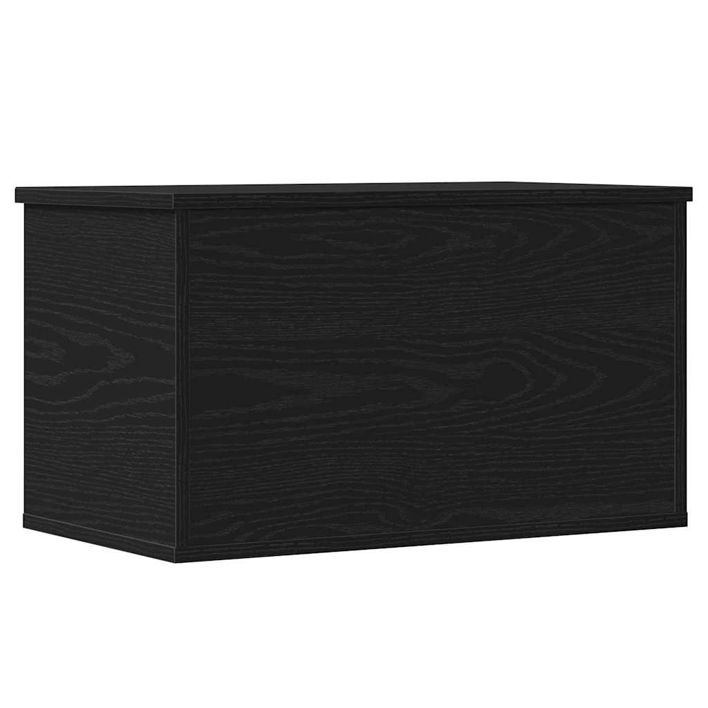 Opbevaringskasse Sort eg 60 x 35 x 35 cm Konstrueret træ