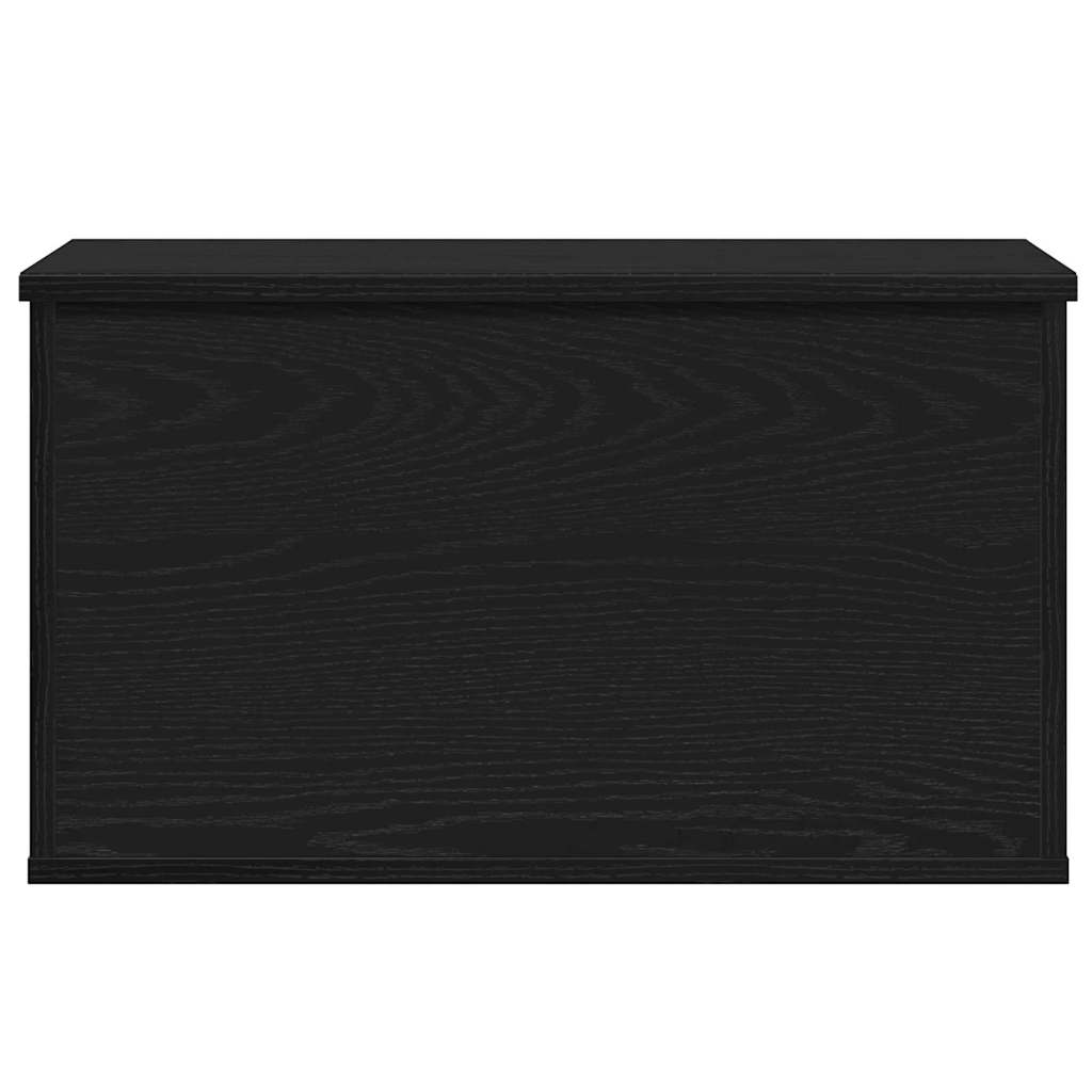 Opbevaringskasse Sort eg 60 x 35 x 35 cm Konstrueret træ