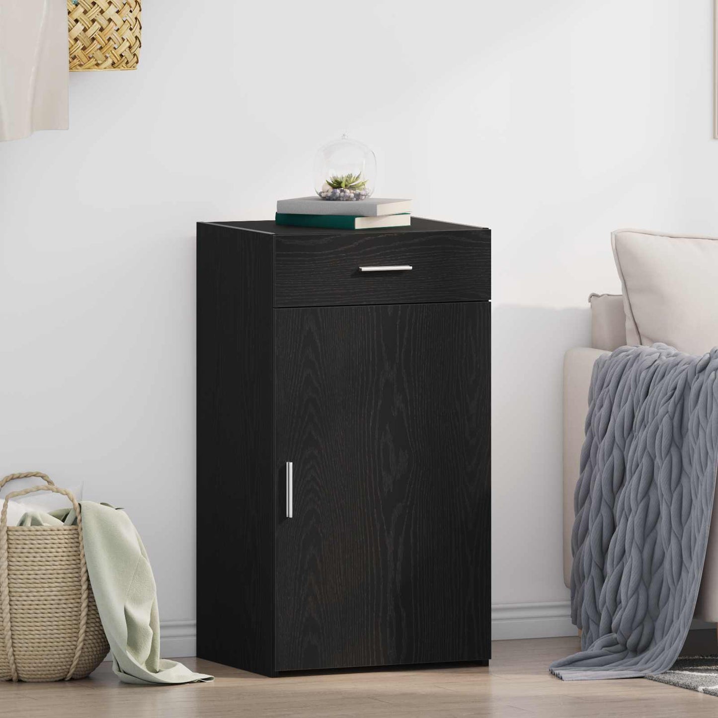 Sideboard Sort eg 50 x 42,5 x 93 cm