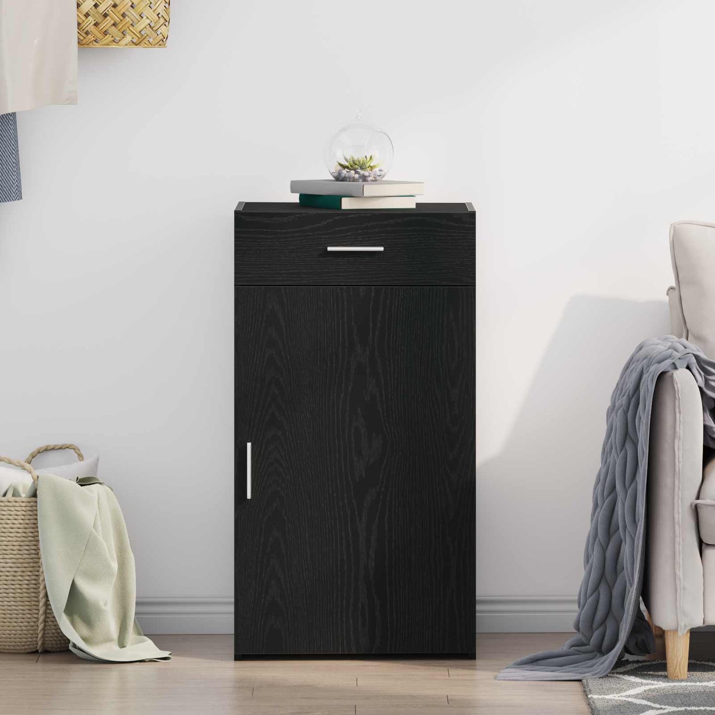Sideboard Sort eg 50 x 42,5 x 93 cm