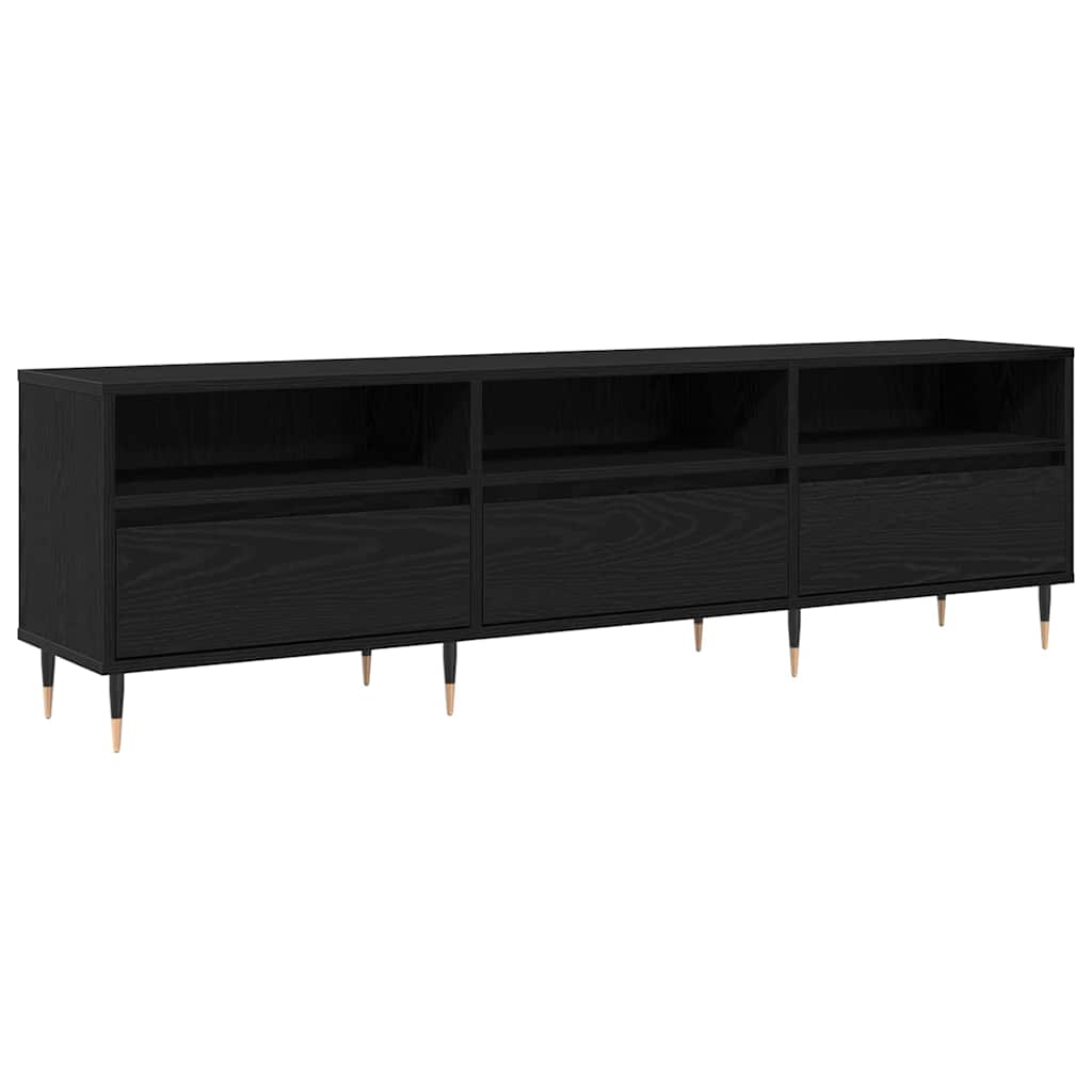 TV-skab 150 x 30 x 45 cm Sort eg Konstrueret træ