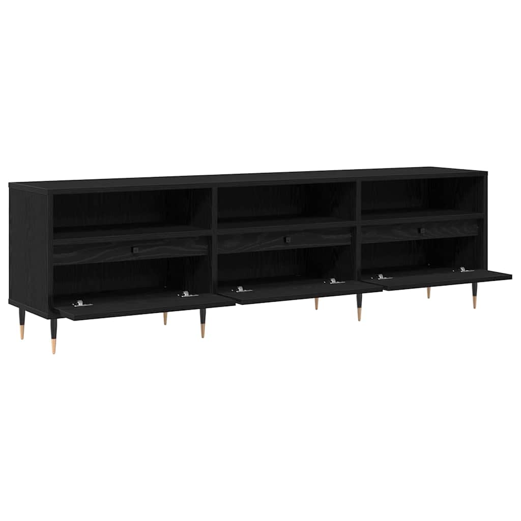 TV-skab 150 x 30 x 45 cm Sort eg Konstrueret træ